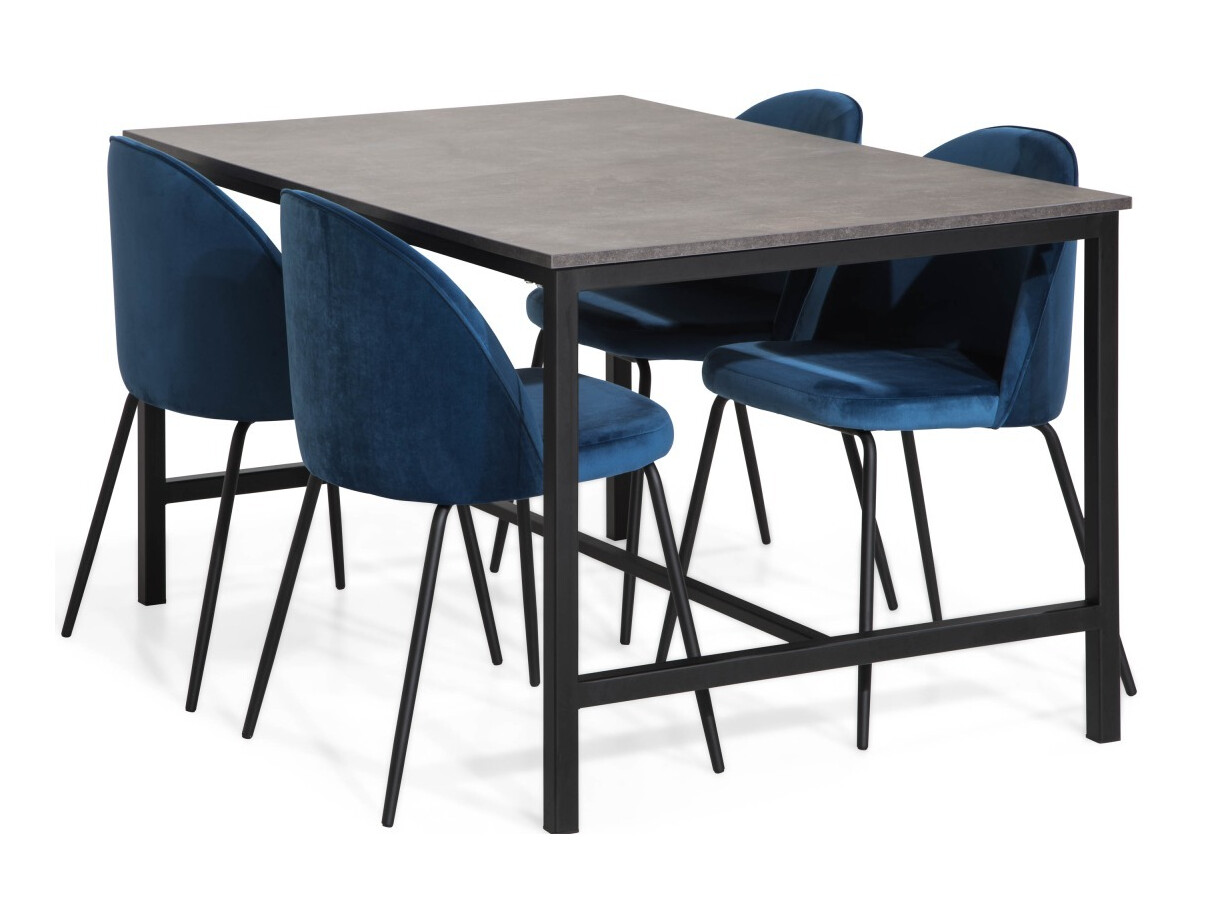 Étkezőgarnitúra Charleston 150 (Kék)