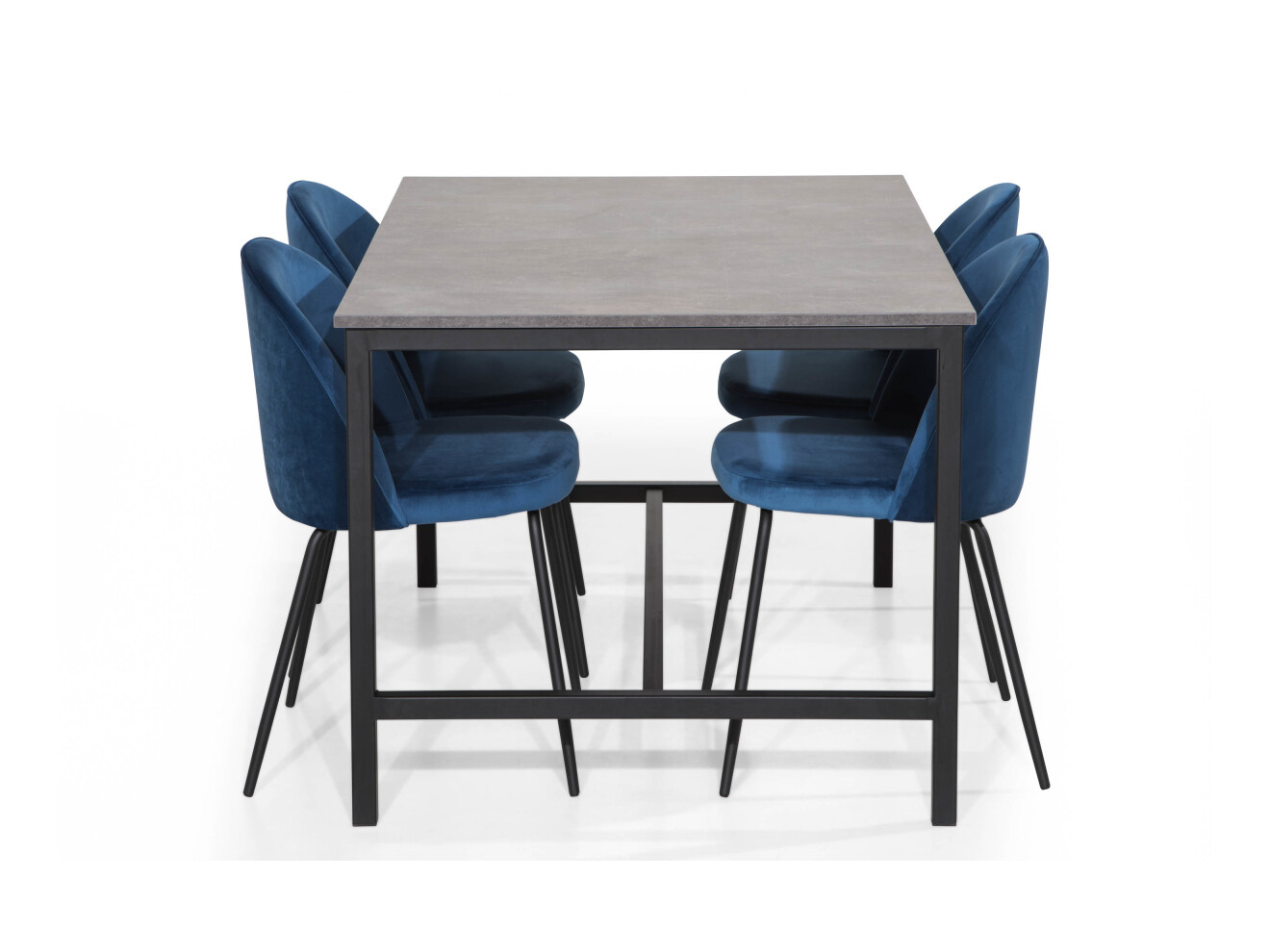 Étkezőgarnitúra Charleston 150 (Kék)