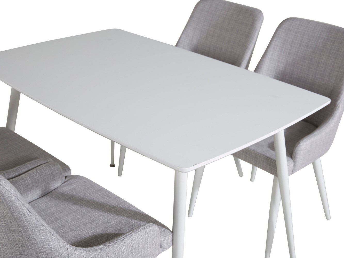 Étkezőgarnitúra Dallas 1895 (Fehér + Világosszürke)