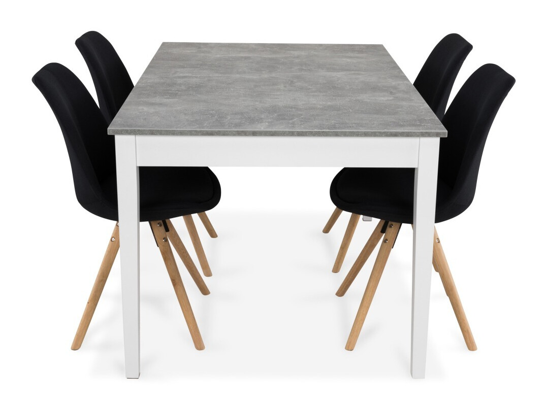 Étkezőgarnitúra Andrarum 179 (Fekete)