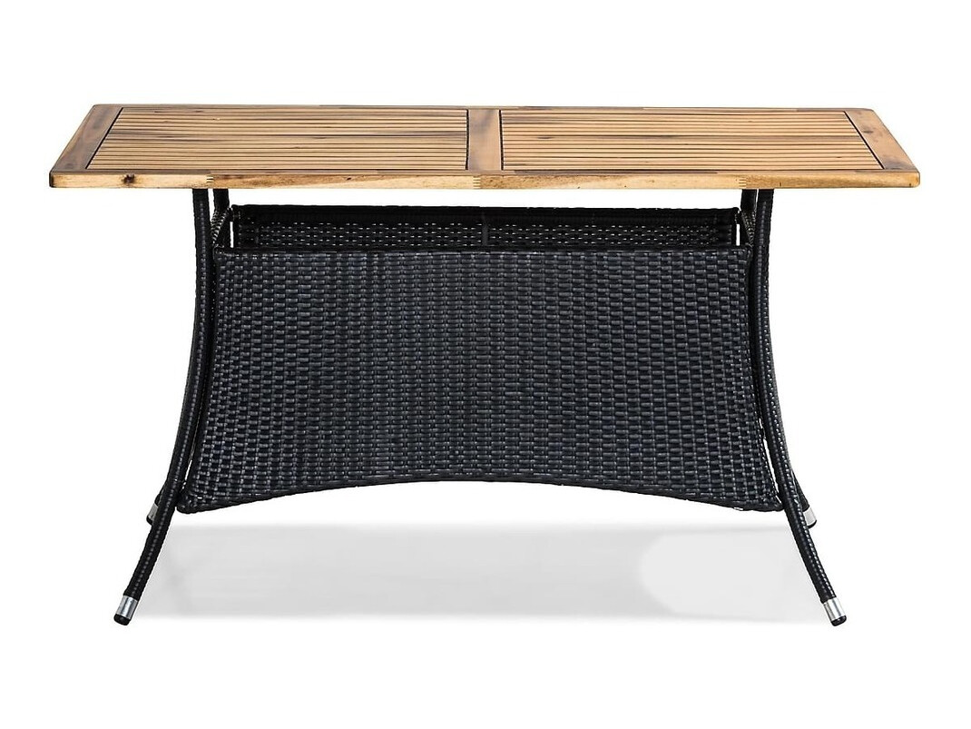 Kerti asztal Comfort Garden 1321 (Barna + Fekete)