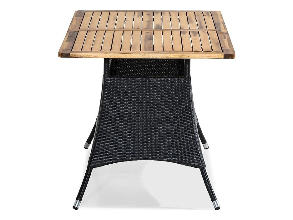 Kerti asztal Comfort Garden 1321 (Barna + Fekete)