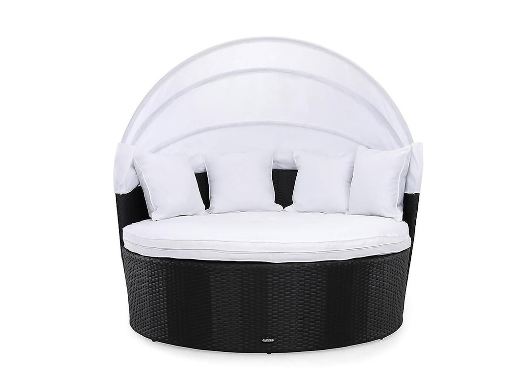 Kerti bútor Comfort Garden 1436 (Fekete + Fehér)