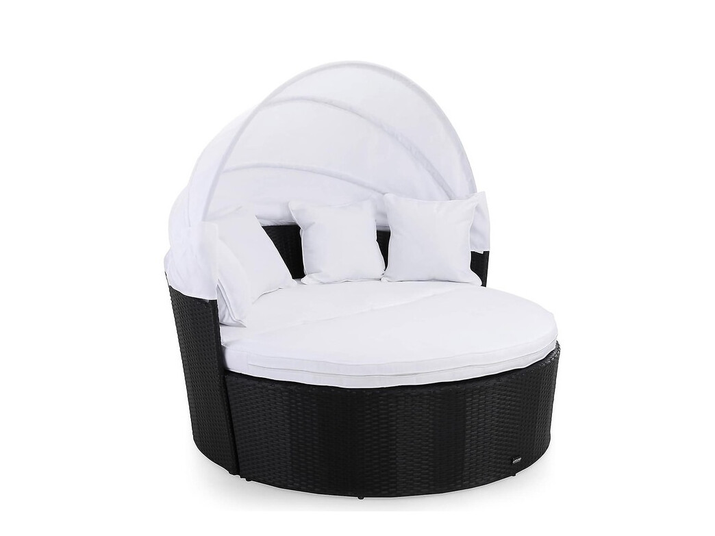 Kerti bútor Comfort Garden 1436 (Fekete + Fehér)