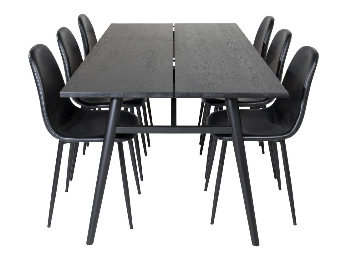 Étkezőgarnitúra Dallas 1681 (Fekete)