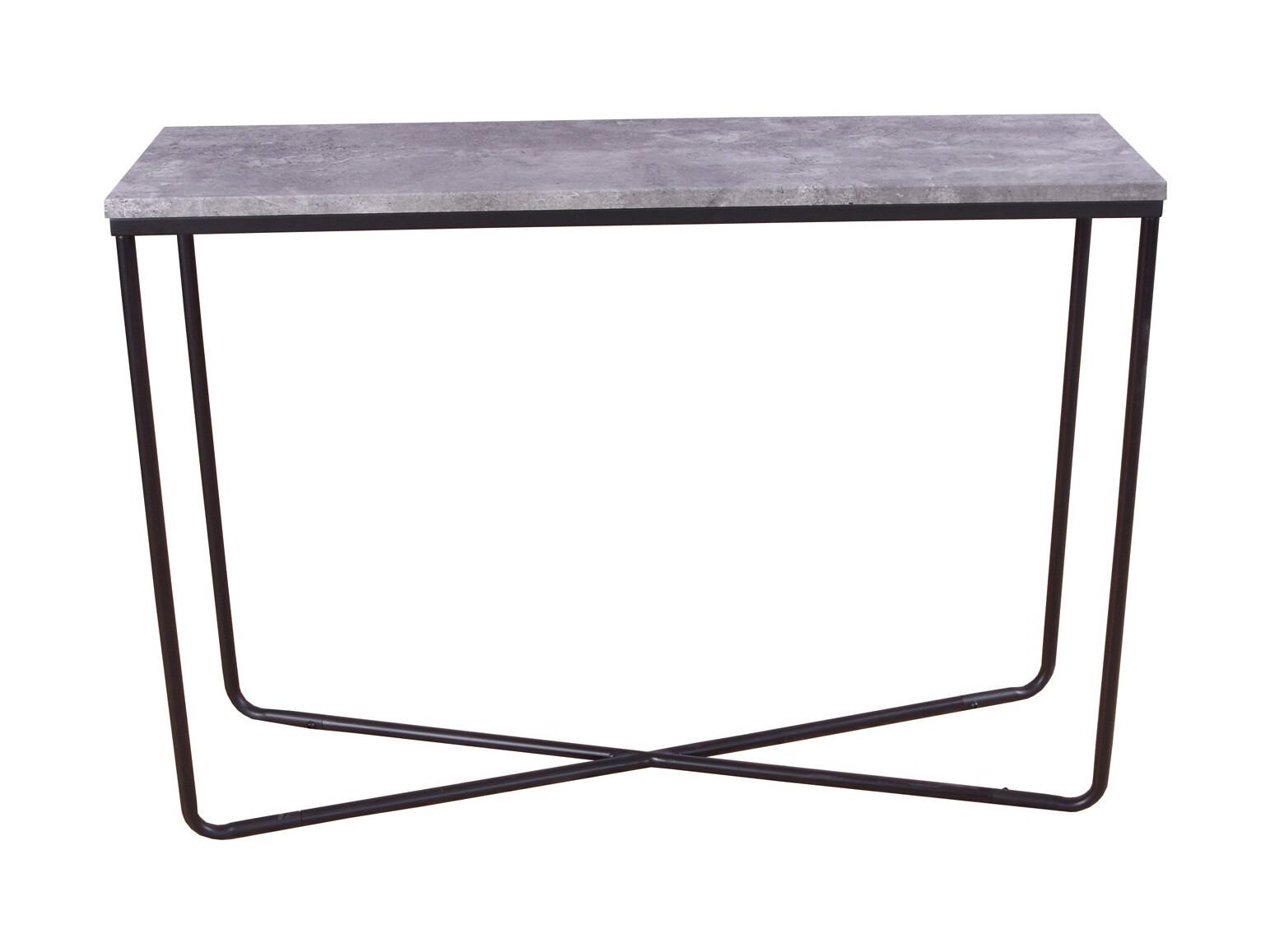Konzolasztal Dallas 197 (Beton + Fekete)