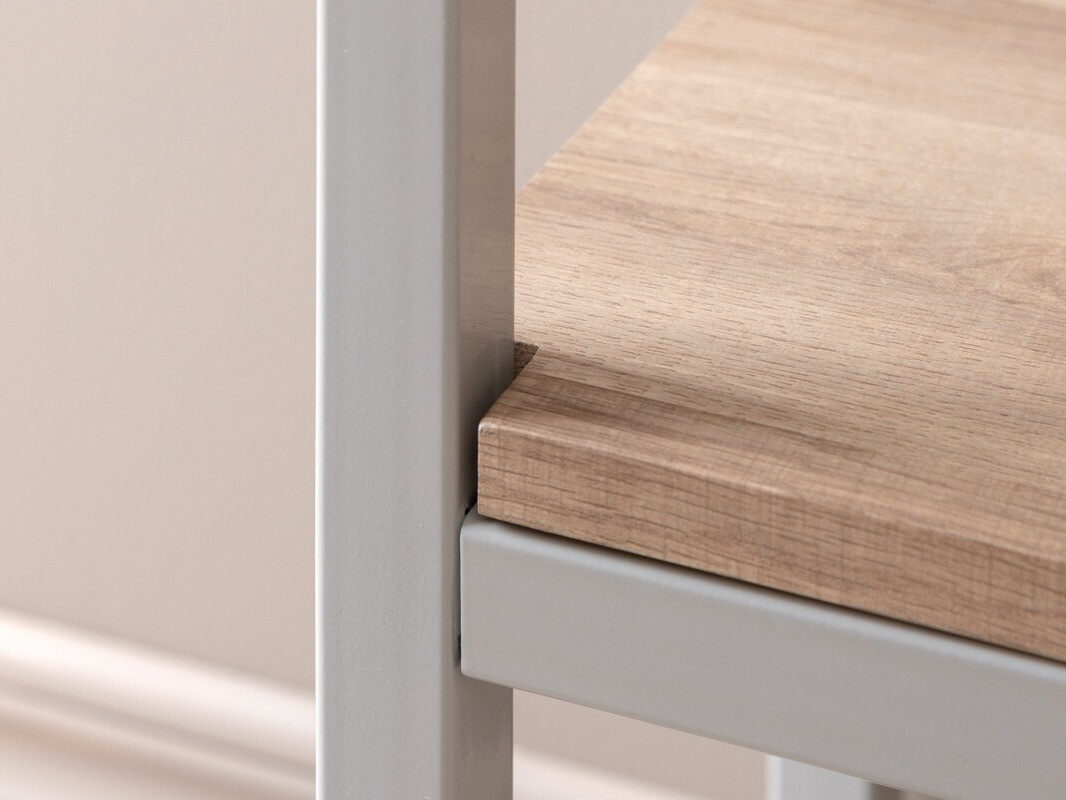 Konzolasztal Dallas 2521 (Világos fa + Szürke)