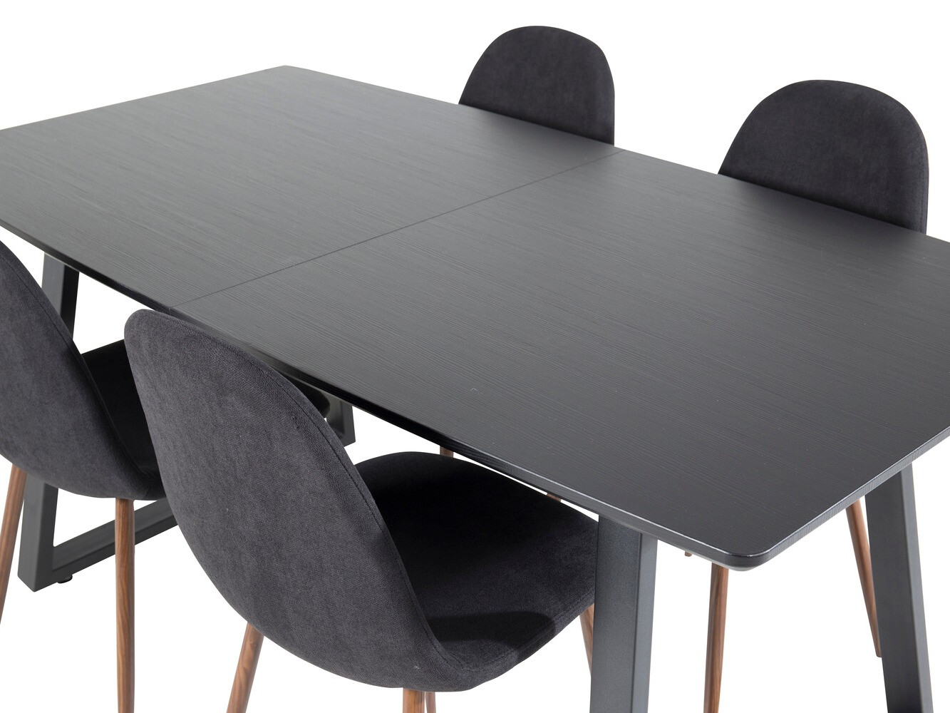 Étkezőgarnitúra Dallas 1983 (Fekete + Dió)