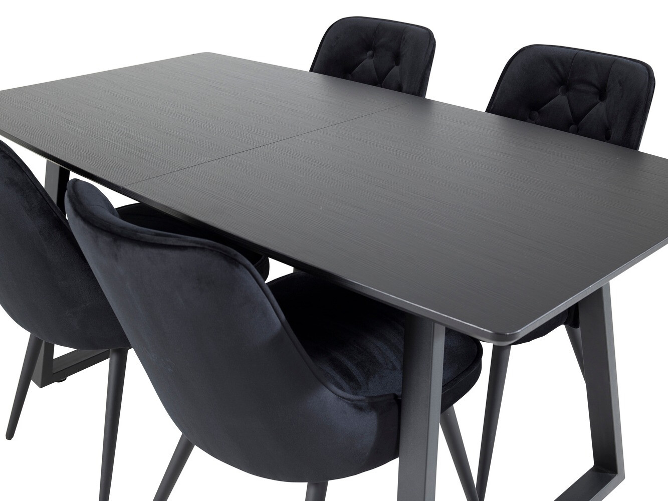 Étkezőgarnitúra Dallas 1993 (Fekete)