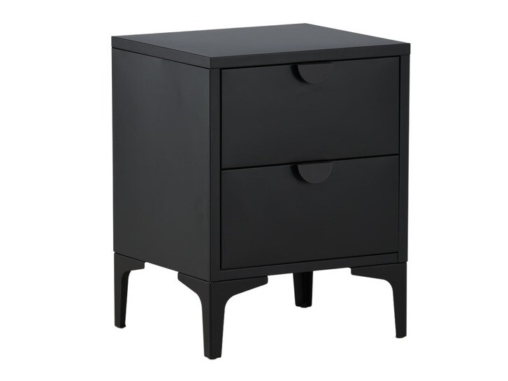 Éjjeliszekrény Romcamu 101 (Fekete)