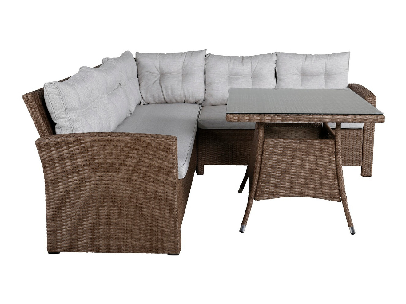 Kerti bútor Dallas 1157 (Barna + Beige)