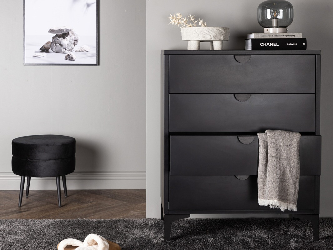 Komód Romcamu 102 (Fekete)