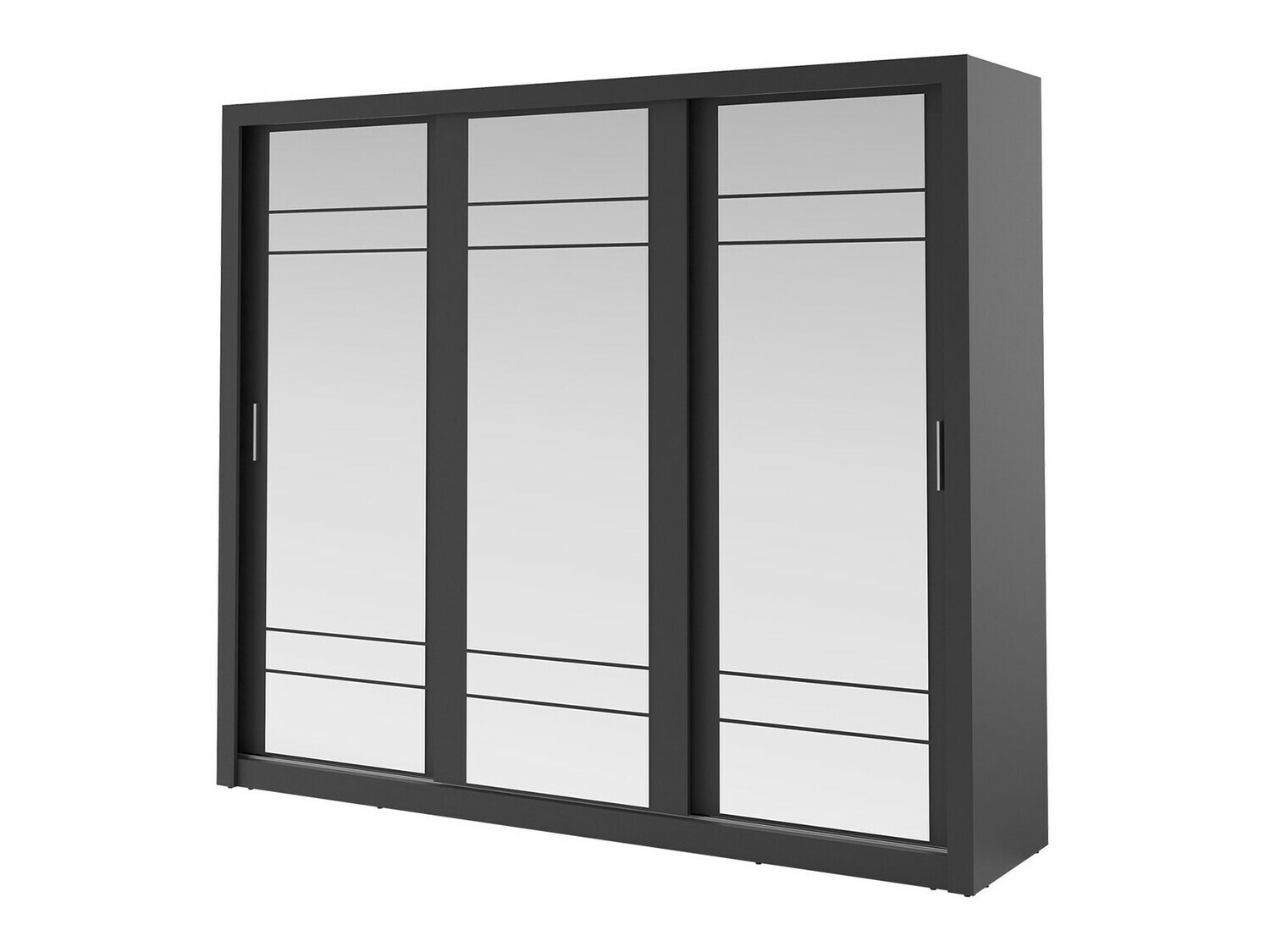 Gardróbszekrény Fresno 101 (Fekete)