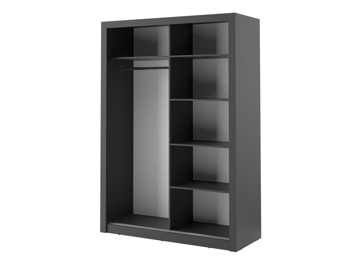 Gardróbszekrény Fresno 103 (Fekete)