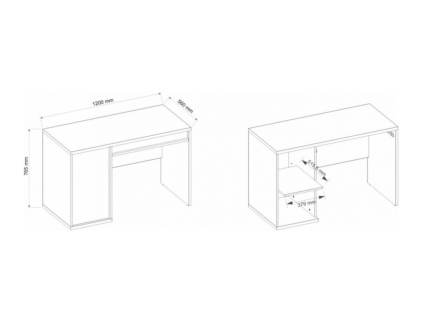 Íróasztal Marvesi 125