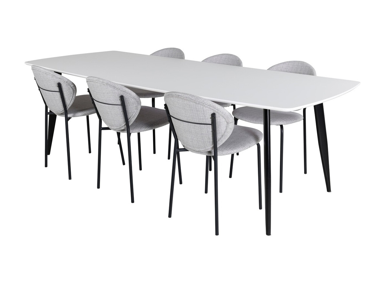 Étkezőgarnitúra Dallas 1387 (Szürke + Fekete)