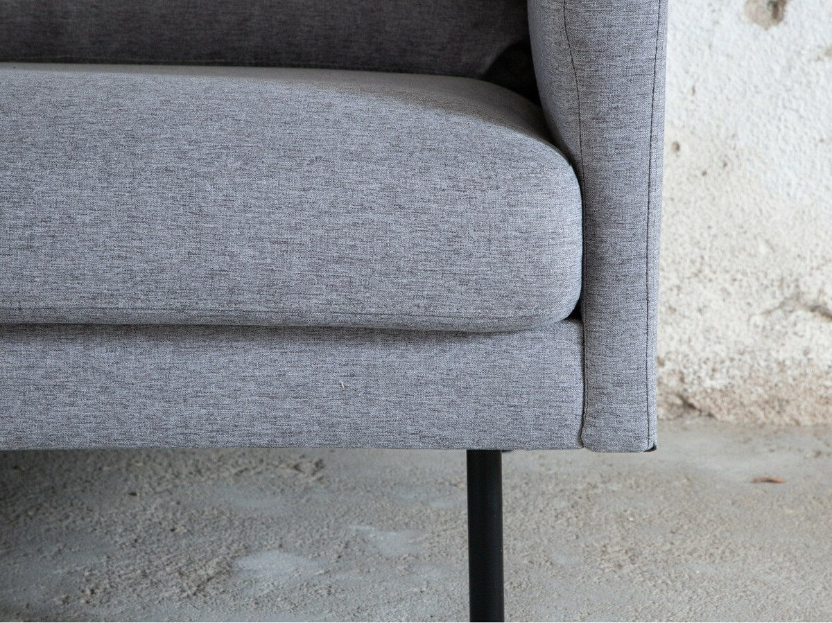 Kárpitozott bútorok Fercame 105 (Fekete + Szürke)