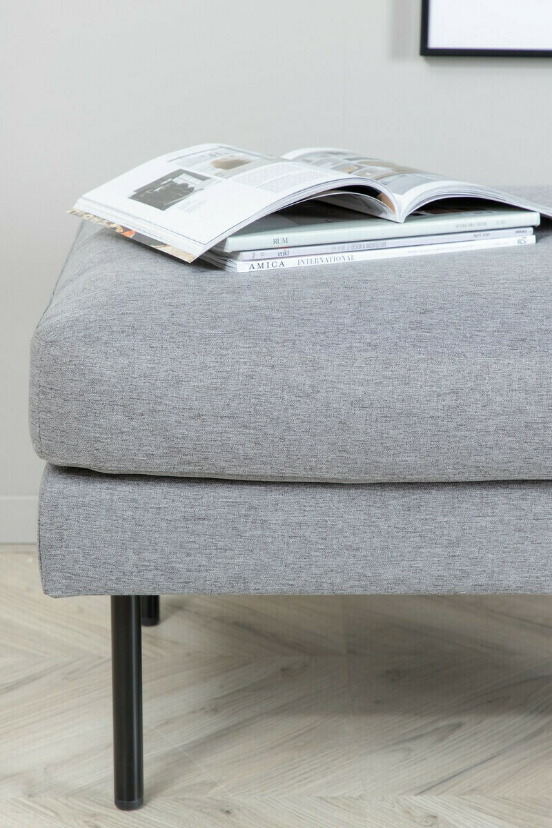 Kárpitozott bútorok Fercame 105 (Fekete + Szürke)