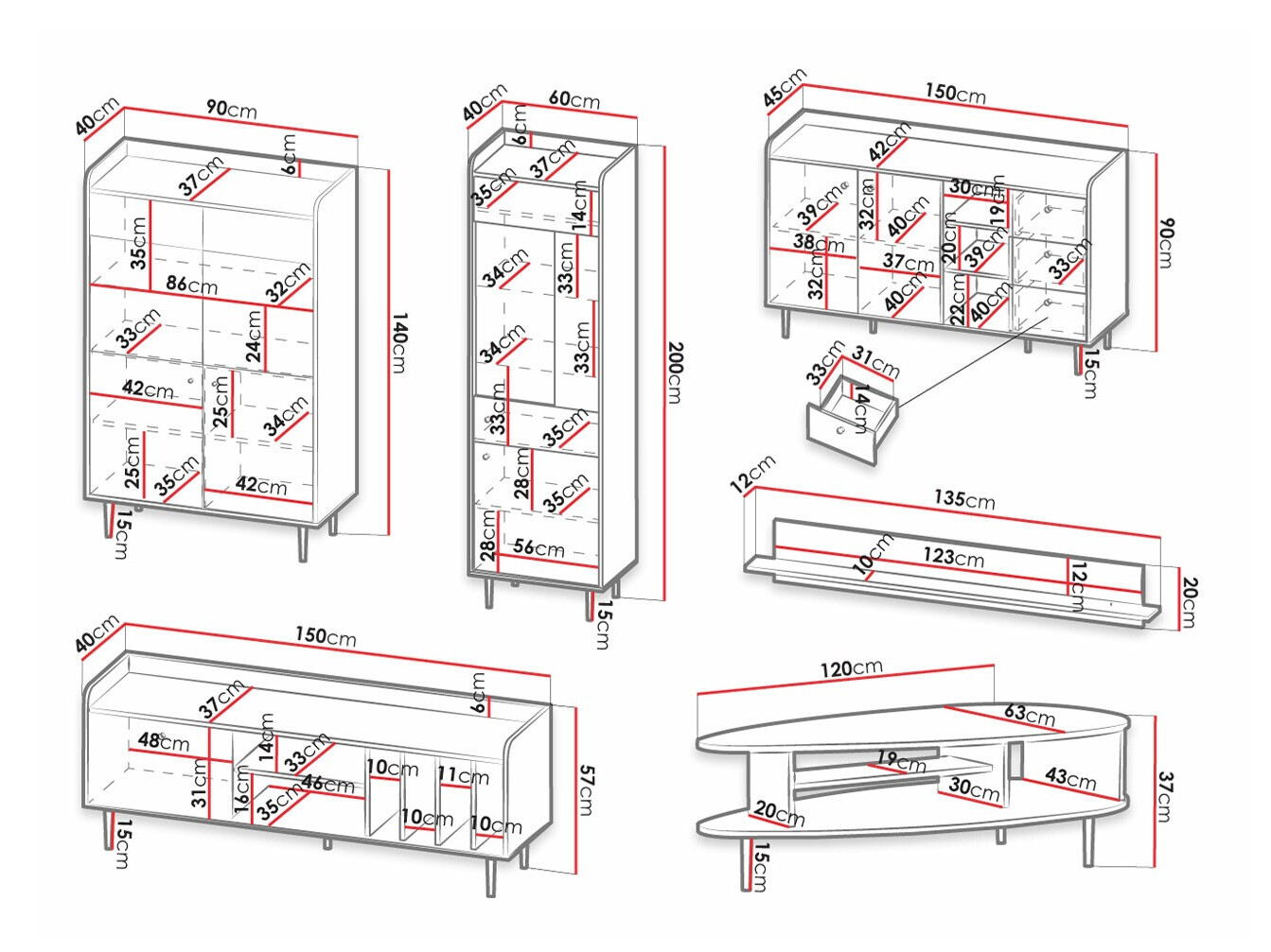 Nappali szett Ferenou 110