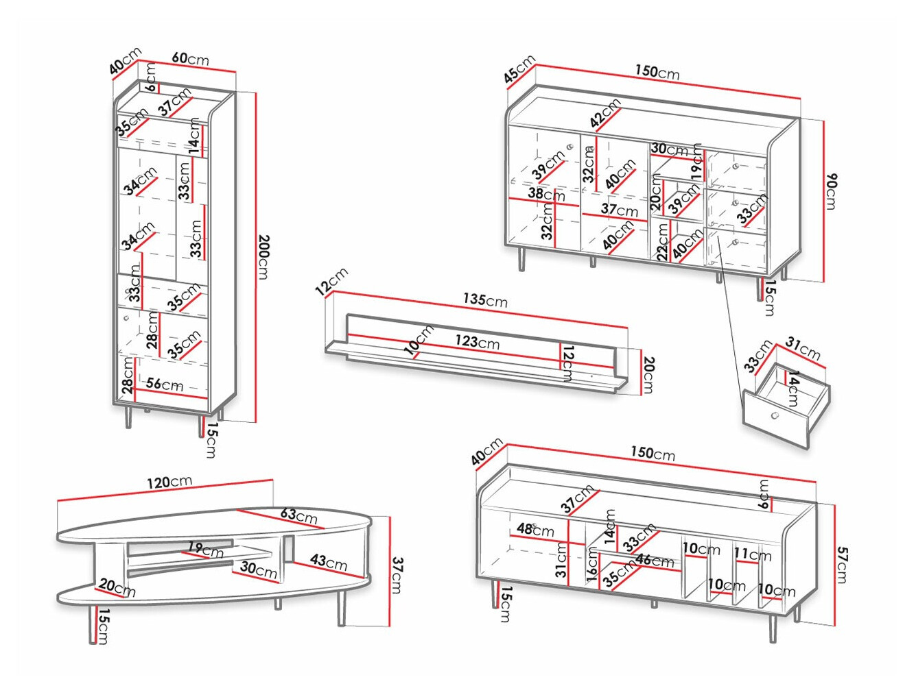 Nappali szett Ferenou 113