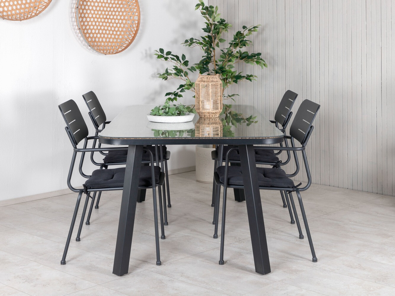 Asztal és szék garnitúra Dallas 2147