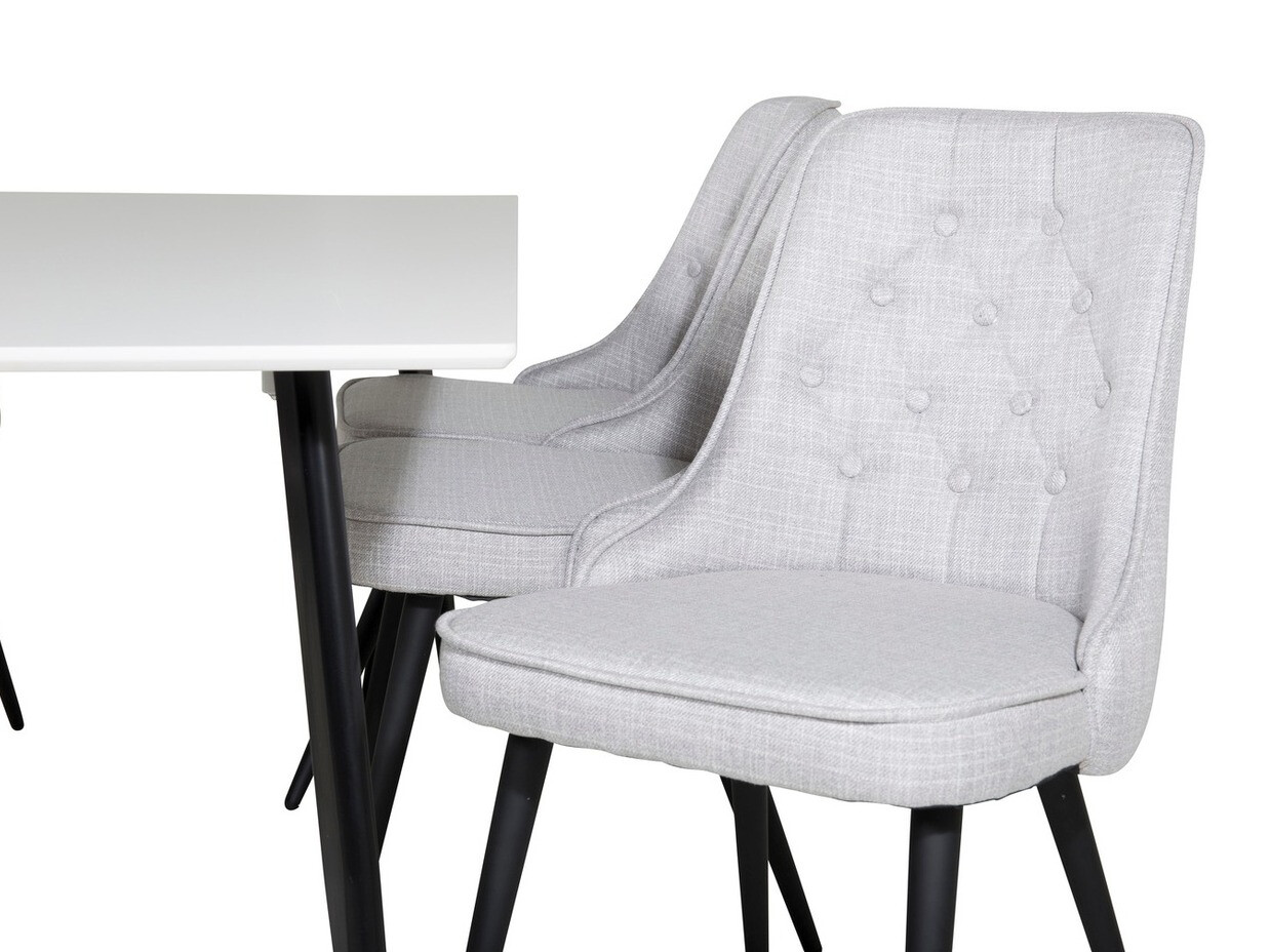 Étkezőgarnitúra Dallas 1404 (Szürke + Fekete)