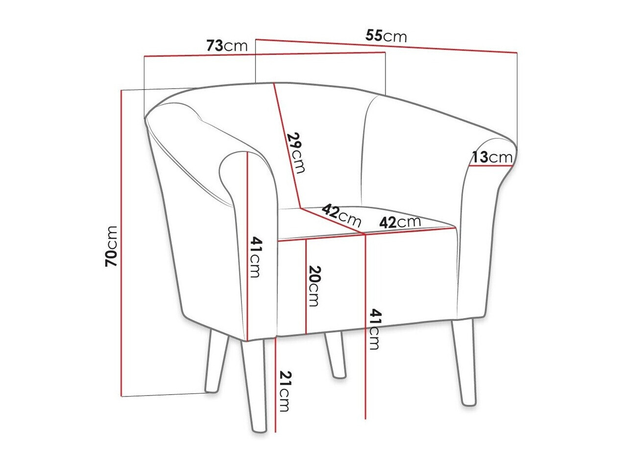 Fotel Arvada 110 (Manila 19)
