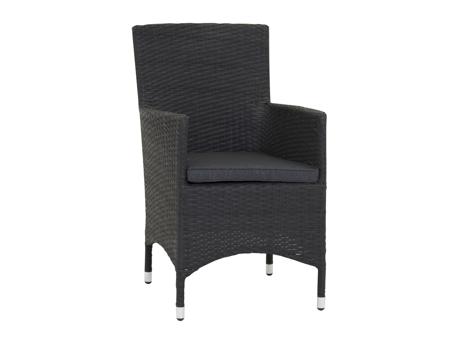 Kerti fotel Dallas 739 (Fekete + Szürke)