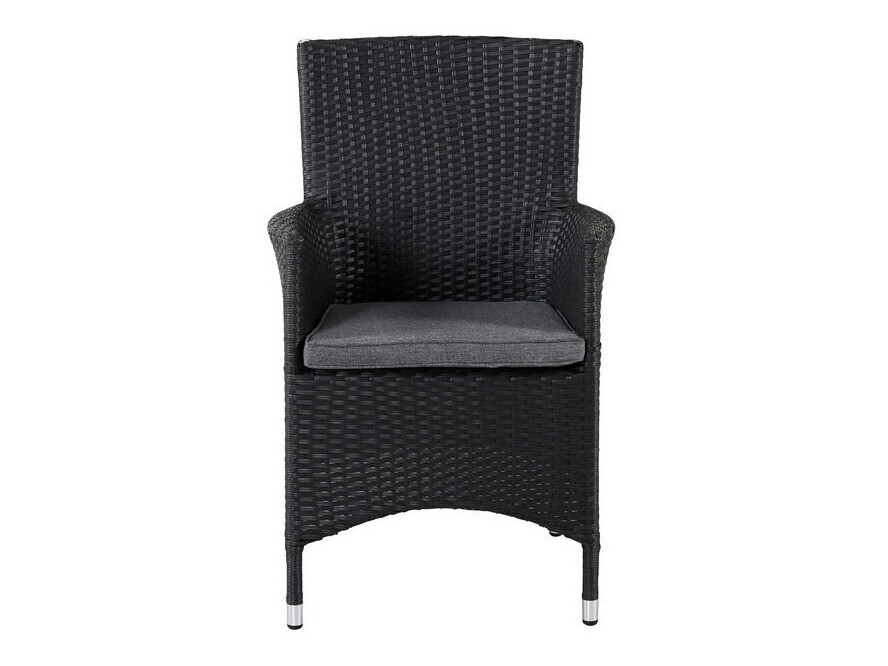 Kerti fotel Dallas 739 (Fekete + Szürke)