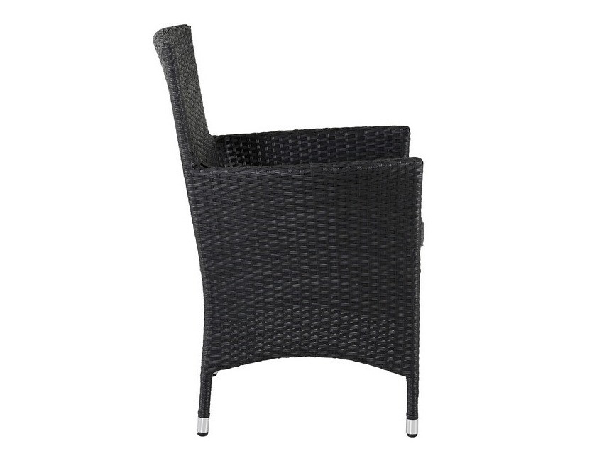 Kerti fotel Dallas 739 (Fekete + Szürke)