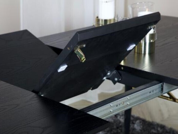 Étkezőgarnitúra Dallas 1580 (Fekete)