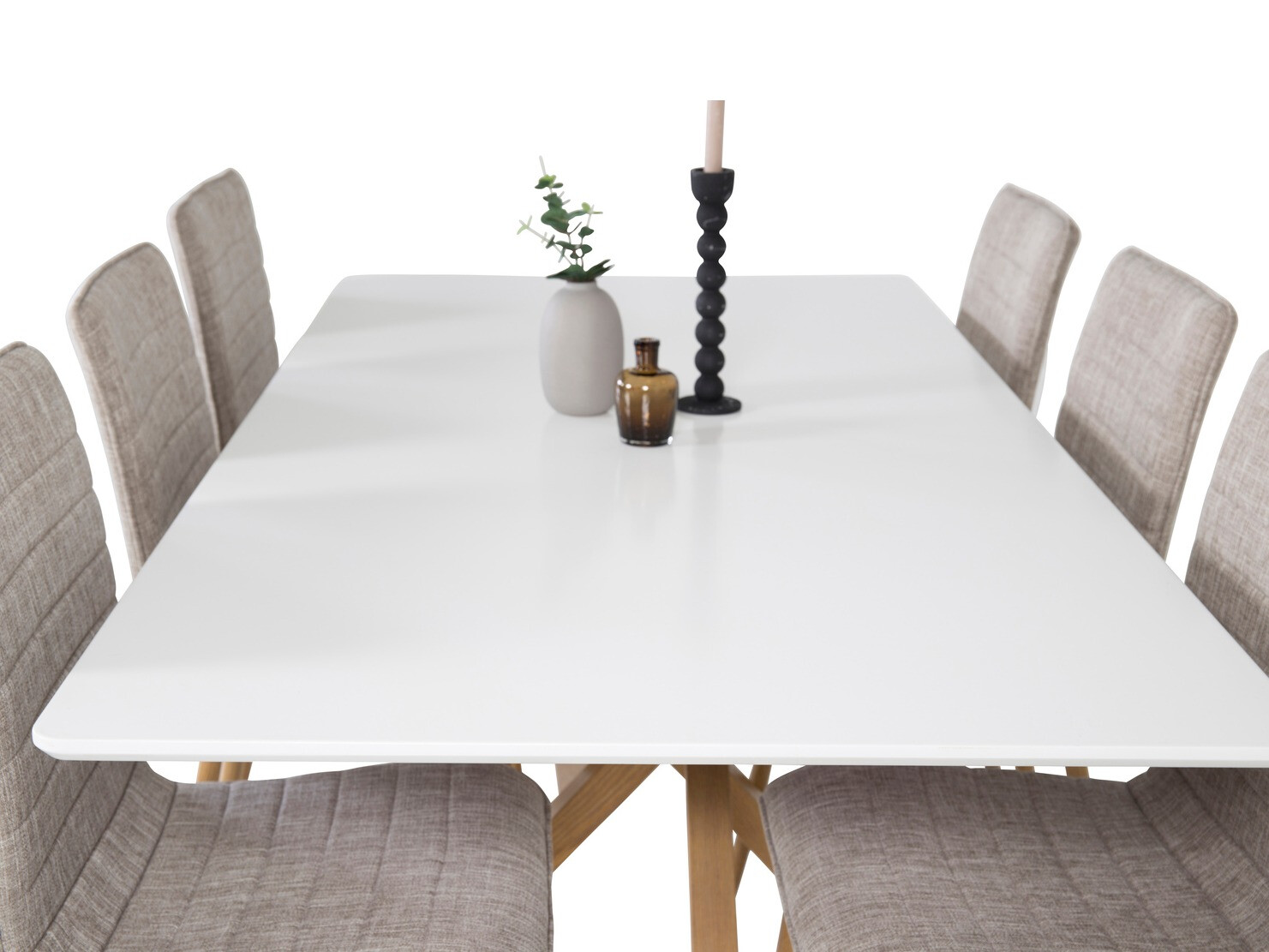 Étkezőgarnitúra Dallas 1587 (Sonoma tölgy + Fehér)