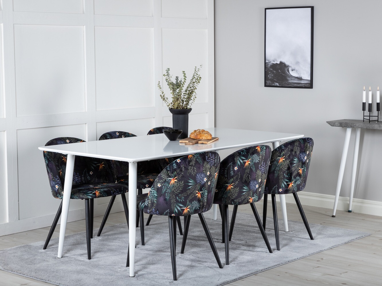 Étkezőgarnitúra Dallas 1624 (Virágos minta)