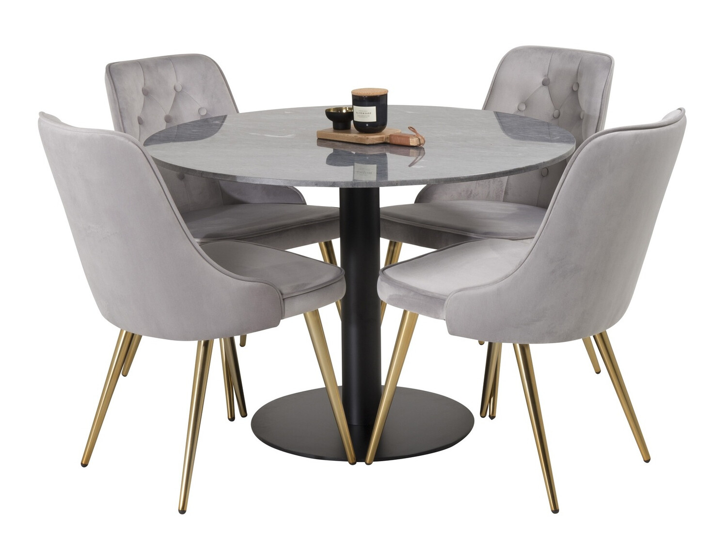 Étkezőgarnitúra Dallas 1627 (Szürke)