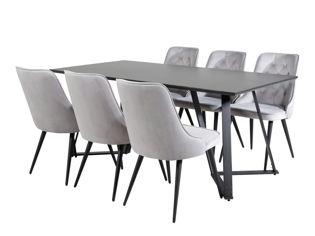 Étkezőgarnitúra Dallas 1628 (Világosszürke)