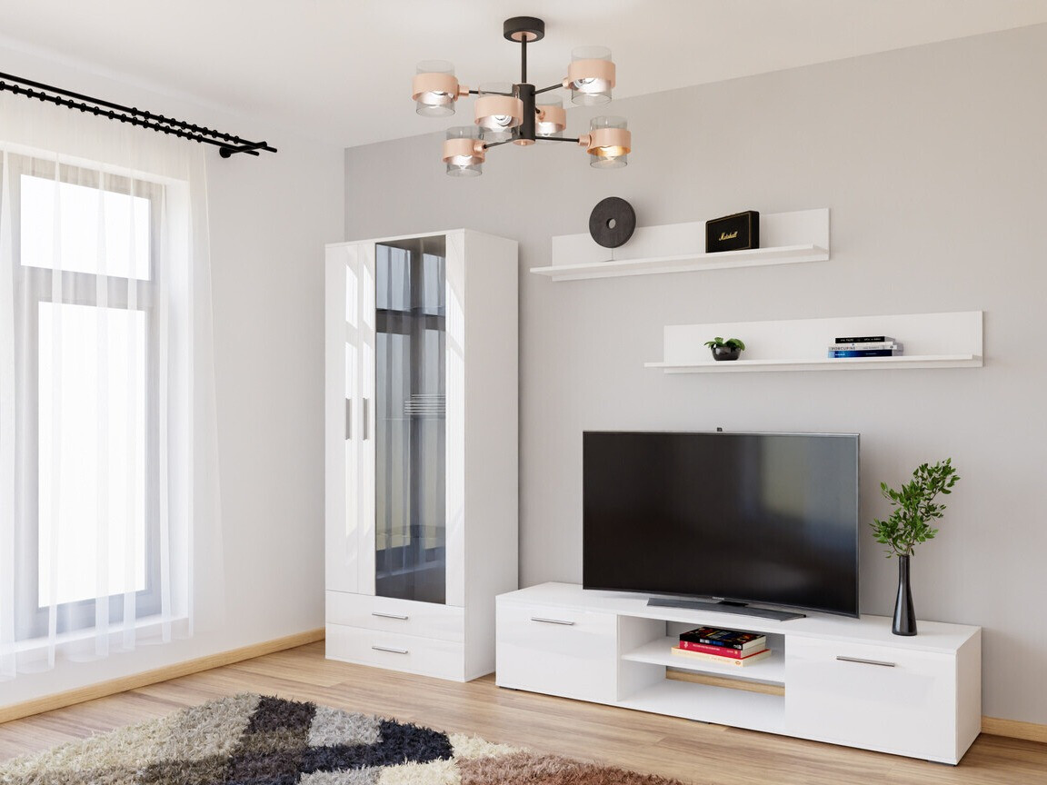 Nappali szett Tornola 115 (Fehér + Fényes fehér)