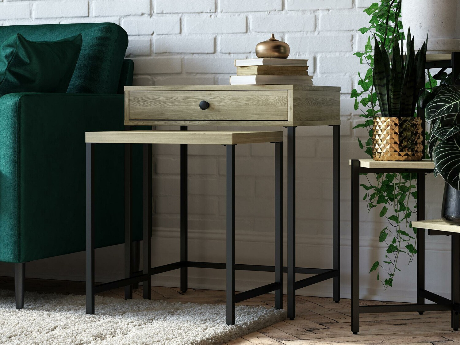 Oldalsó asztalok szett Tulsa 343