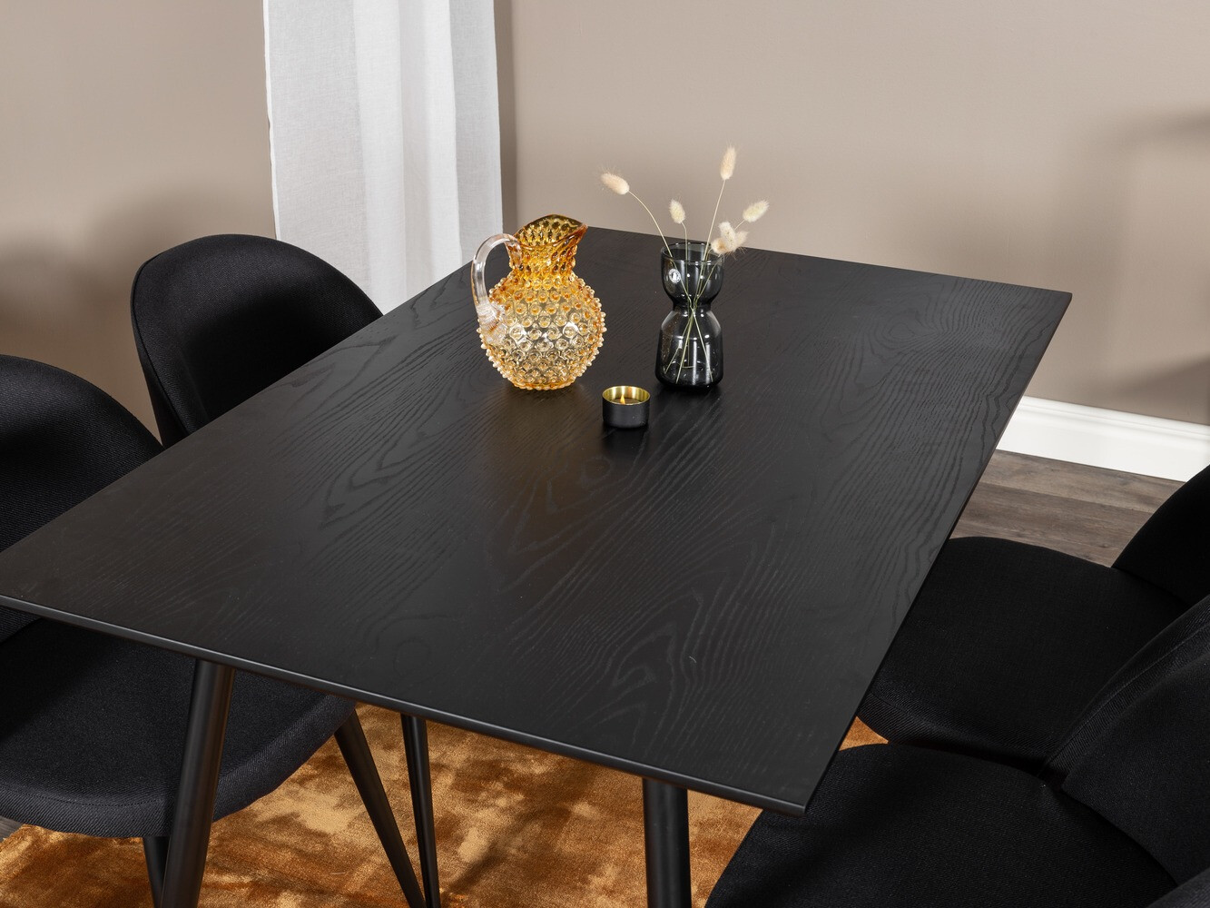 Étkezőgarnitúra Dallas 1692 (Fekete)