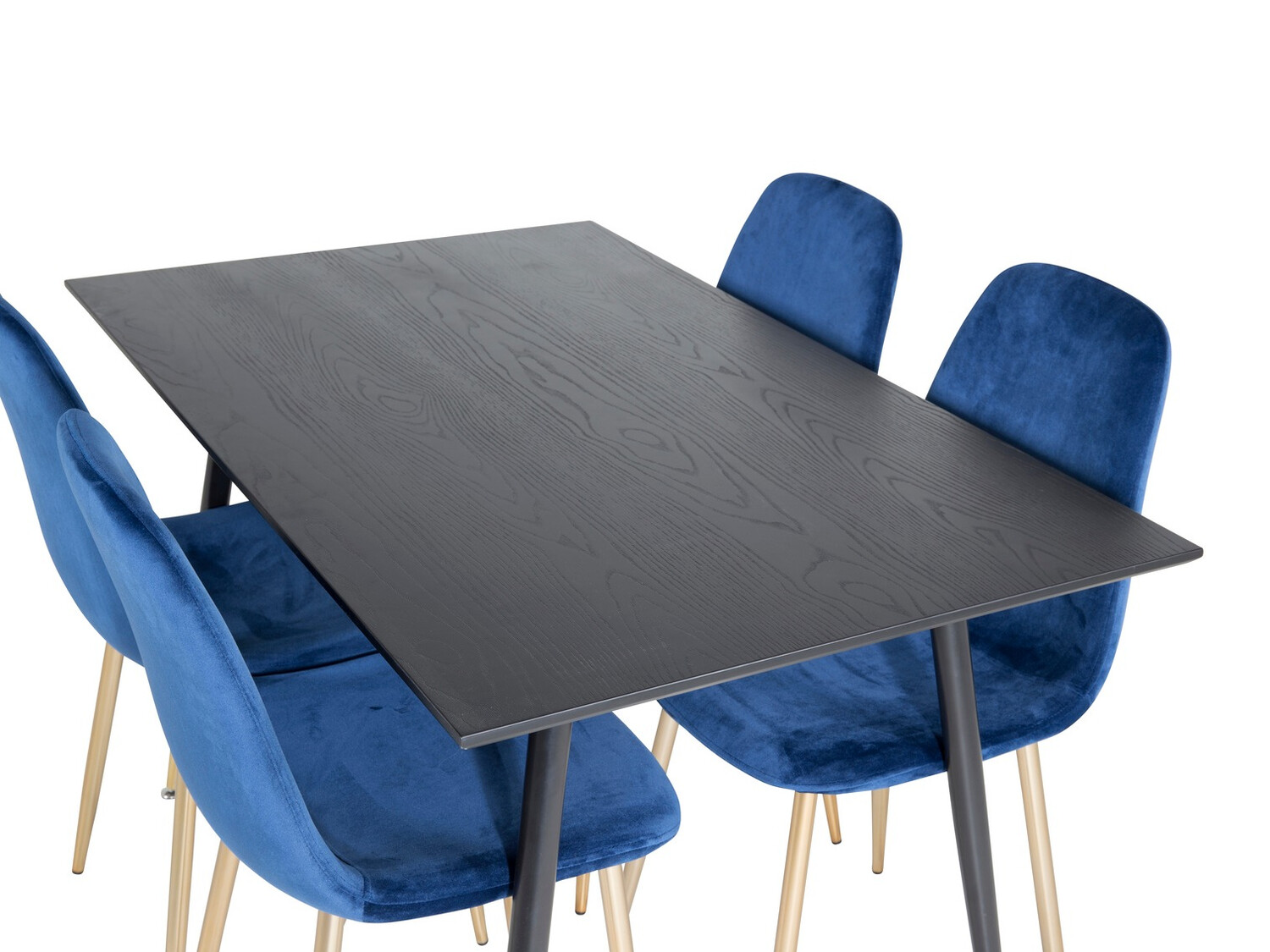 Étkezőgarnitúra Dallas 1693 (Kék + aranysárga)