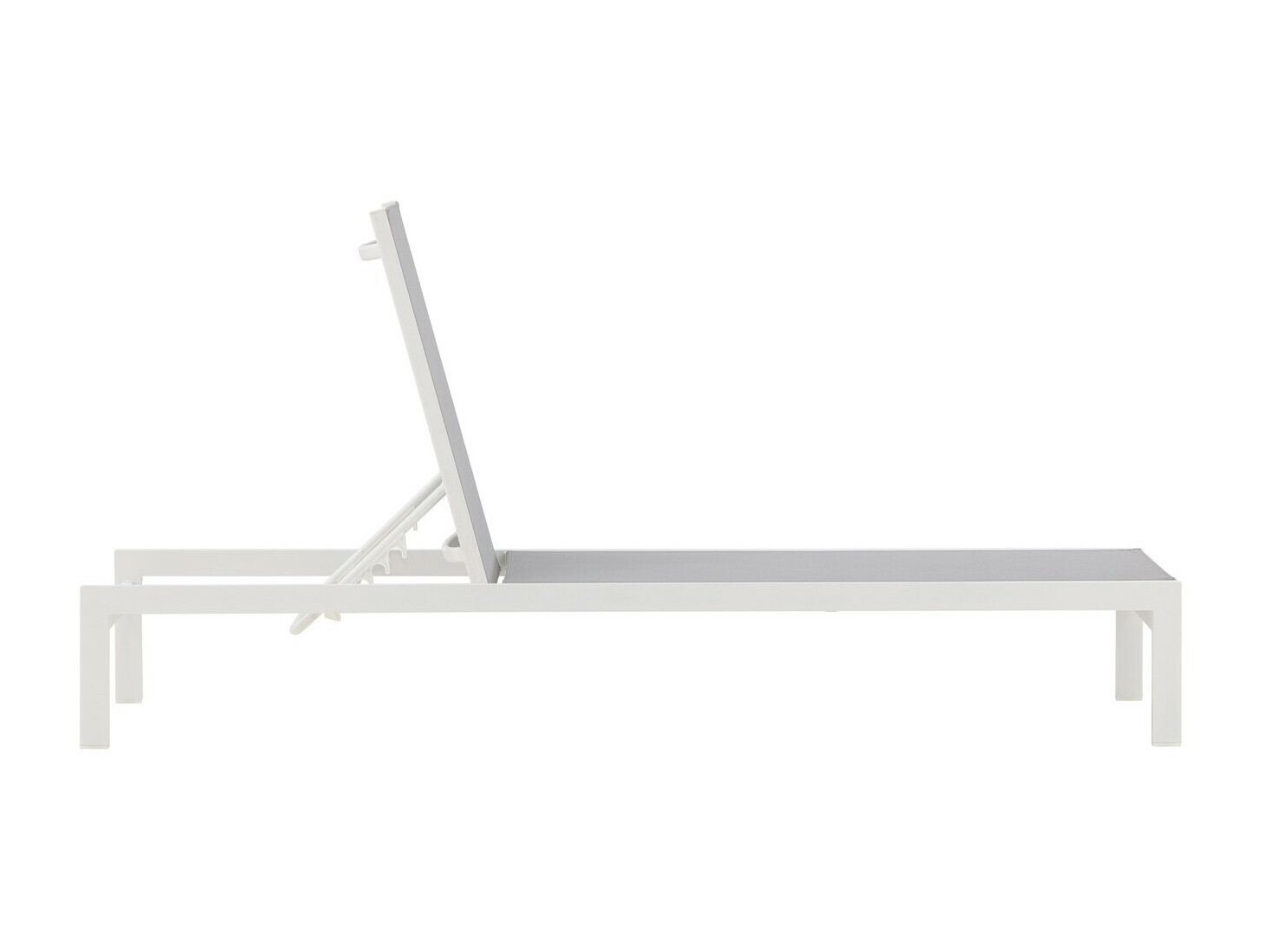 Kerti napozóágy Dallas 2314 (Fehér + Szürke)