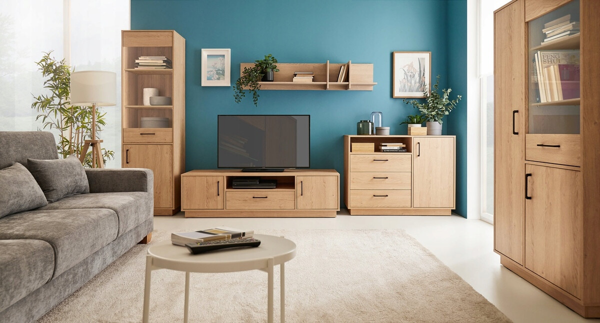 Könyvespolc Omaha T118 (Világos tölgy)