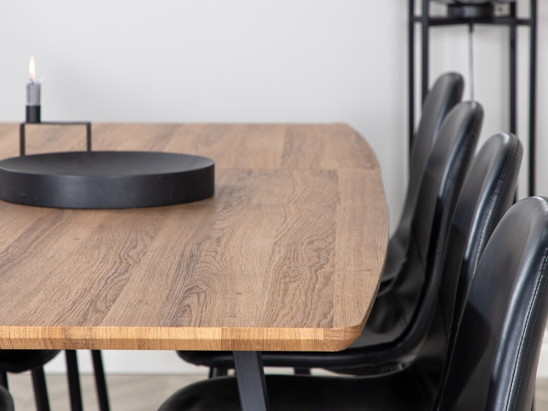 Étkezőgarnitúra Dallas 331 (Fekete)