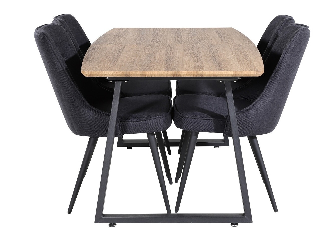 Étkezőgarnitúra Dallas 332 (Fekete)