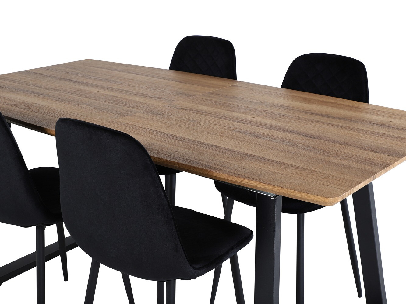 Étkezőgarnitúra Dallas 336 (Fekete)