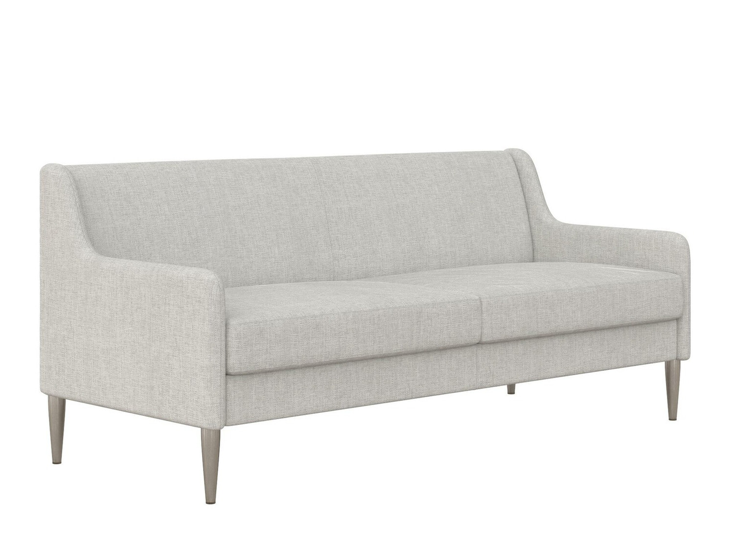 Kanapé CosmoLiving by Cosmopolitan 124 (Világosszürke + Ezüst)