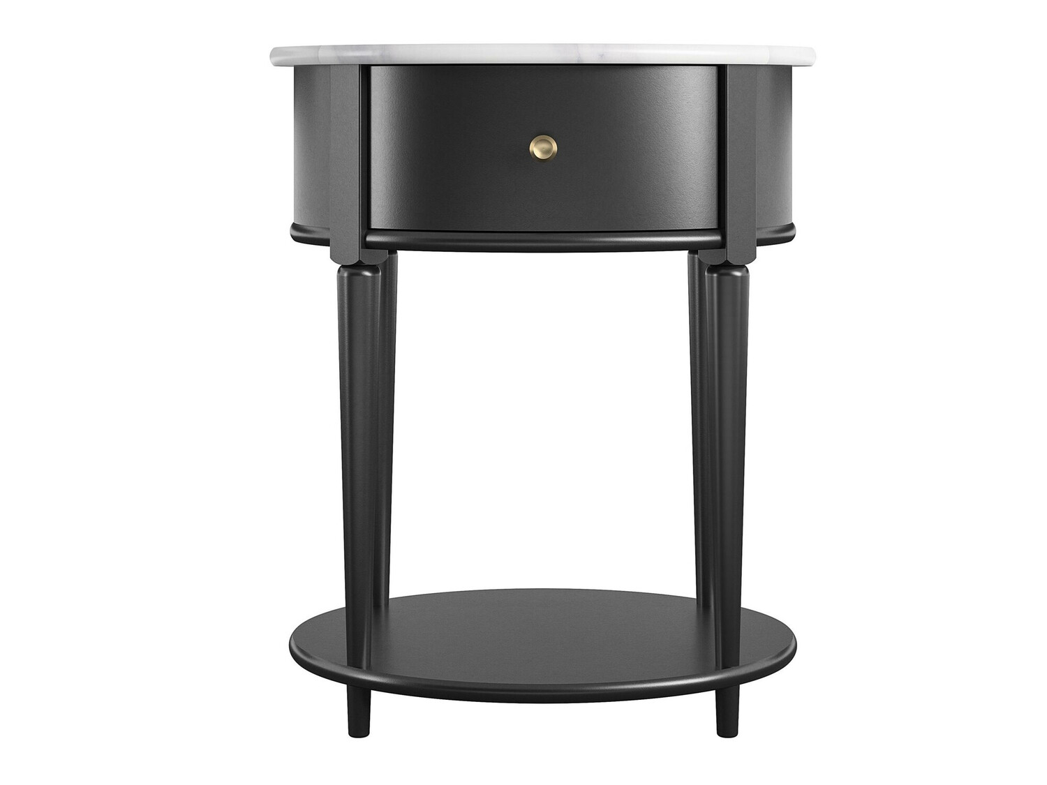 Kisasztal Tulsa 233 (Fekete + Fehér márvány)