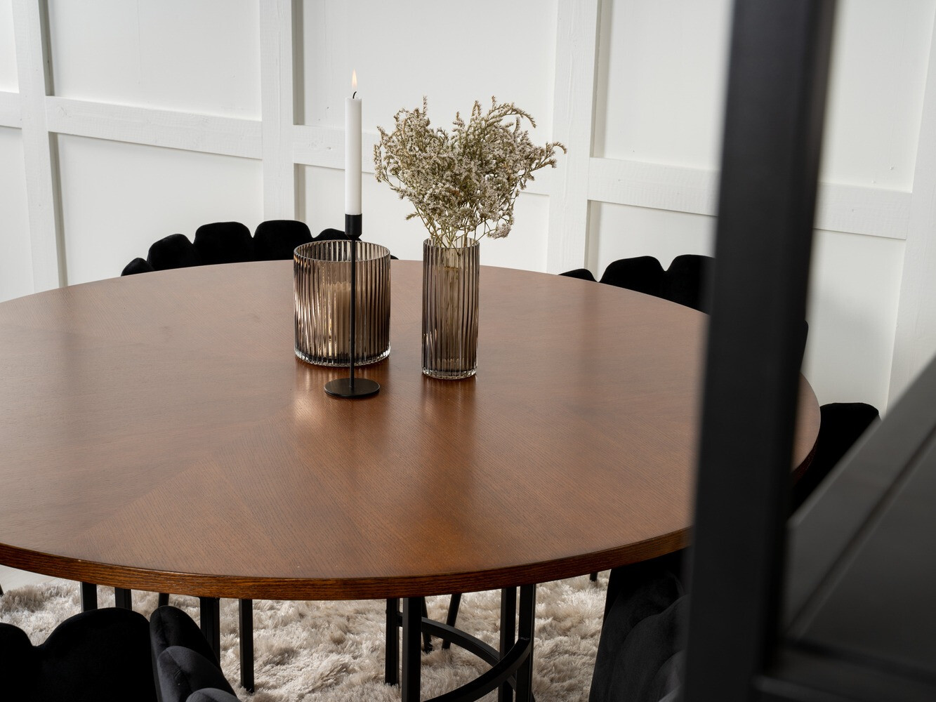 Étkezőgarnitúra Dallas 311 (Fekete)