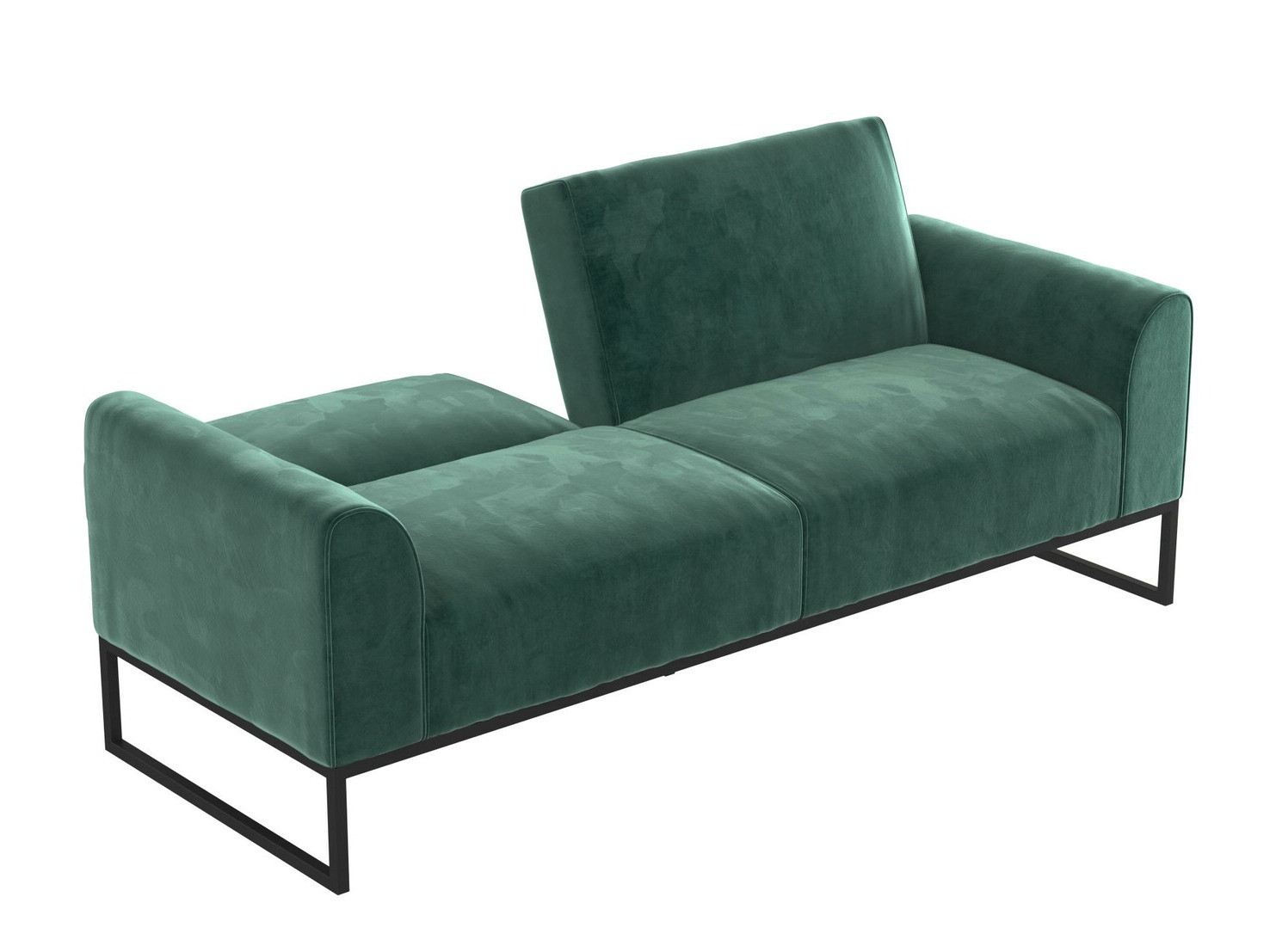 Kanapéágy CosmoLiving by Cosmopolitan 125 (Fekete + Zöld)