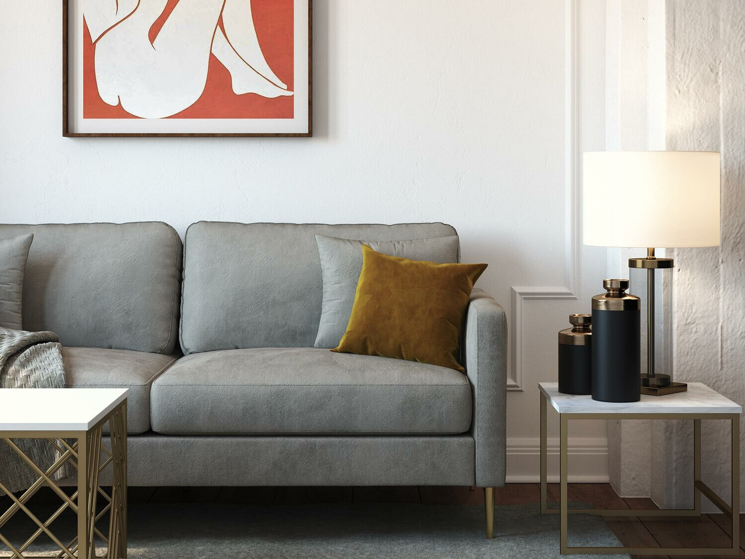 Kanapé CosmoLiving by Cosmopolitan 133 (Szürke)