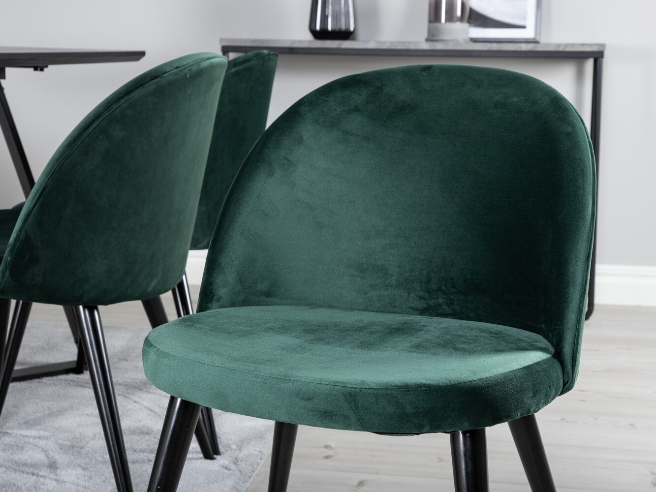 Étkezőgarnitúra Dallas 360 (Zöld + Fekete)